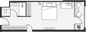 Объект, 38.4 м², 3/6 этаж, ЖК «Космос Селекшн Сочи Сиалия Резорт 5*»