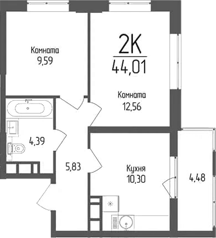 2-комн. Кумир