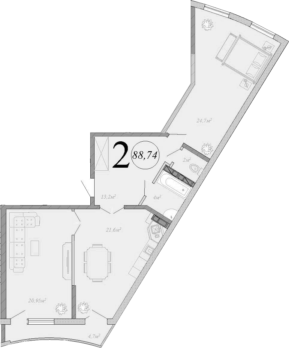 3-комн. Радонеж