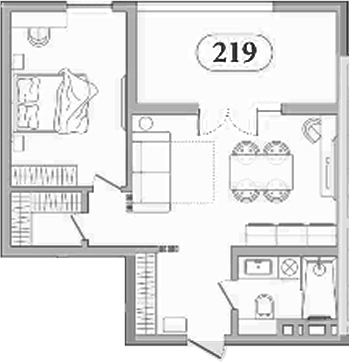 Продается 1-комн. квартира, 47.6 м²