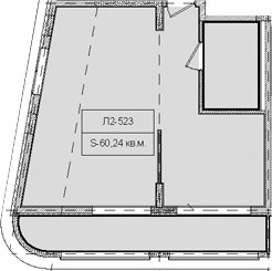 Объект, 60.24 м², 5/8 этаж, ЖК «Гостиничный комплекс Royal Beach Sochi»