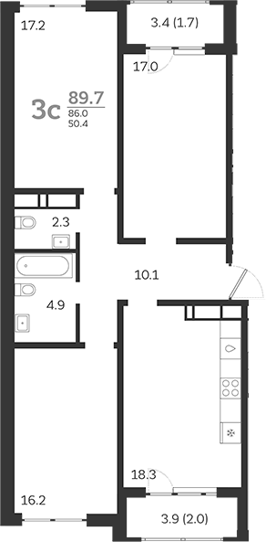 4-комн. Все Свои VIP