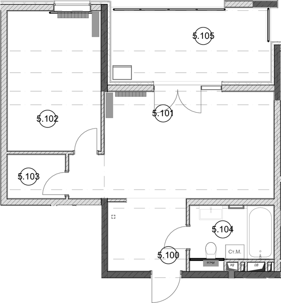 Продается 1-комн. квартира, 47 м²