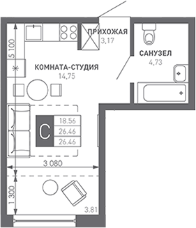 Студия Иначе в Молодежном