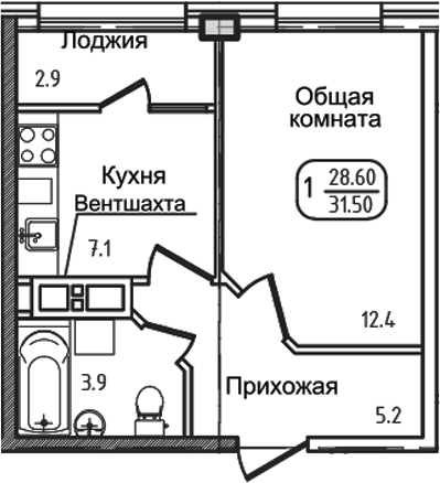 1-комн. Уют. Дарстрой