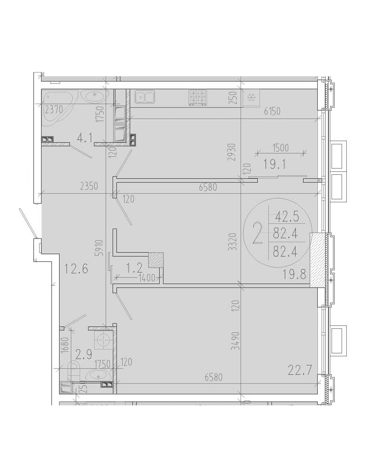 2-комн. Development-Plaza