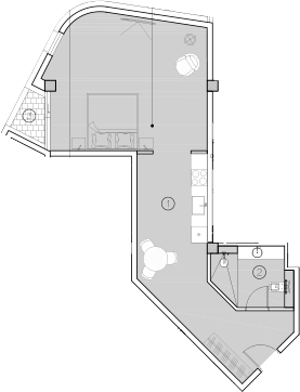 Студия, 56.1 м², 2/4 этаж, ЖК «ГК Livingston Grand Resort&Spa»