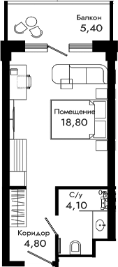 Студия Курортный отель Алеан Селект Агой