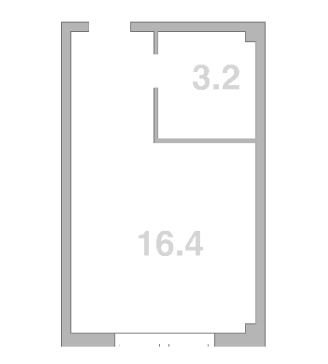 Объект, 19.6 м², 2/2 этаж, ЖК «Жемчужина Мысхако»