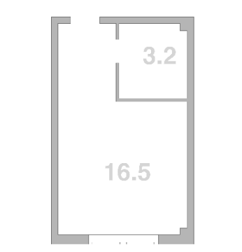 Продается 1-комн. квартира, 19.7 м²