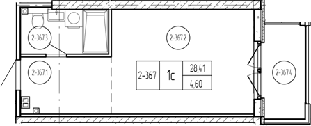 Продается 1-комн. квартира, 30.3 м²