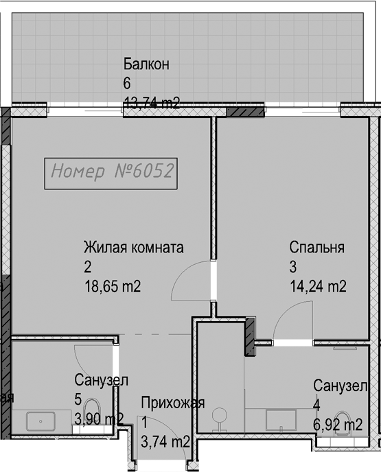 2-комн. Гостиничный комплекс Николай 1