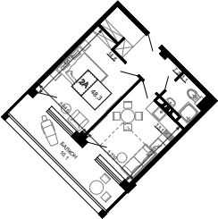 Продается 1-комн. квартира, 38.2 м²