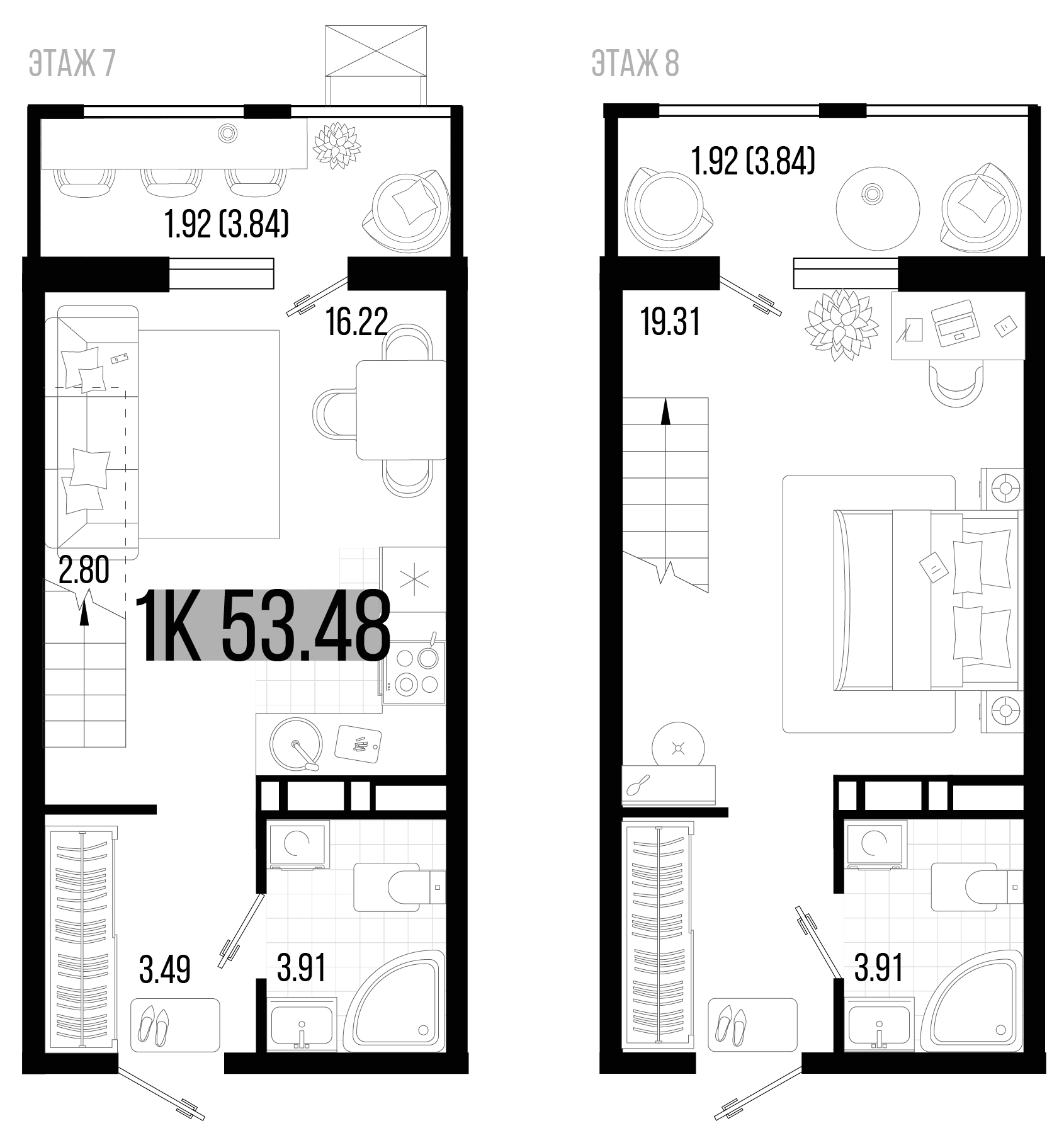 Продается 2-комн. квартира, 49.64 м²