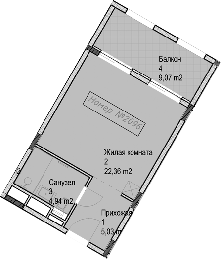 Продается 1-комн. квартира, 32.3 м²