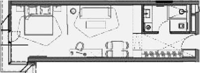 Объект, 47.6 м², 3/6 этаж, ЖК «Многофункциональный комплекс ПАРК»