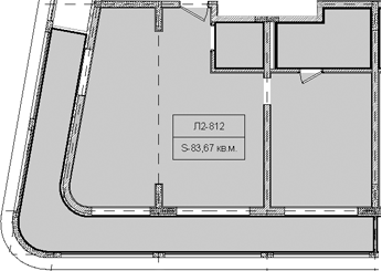 Объект, 83.67 м², 8/8 этаж, ЖК «Гостиничный комплекс Royal Beach Sochi»
