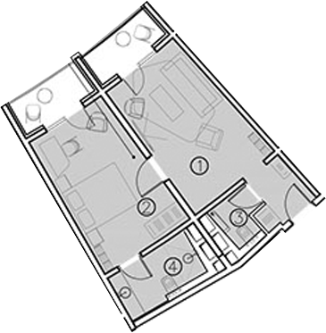 2-комн. ГК Livingston Grand Resort&Spa