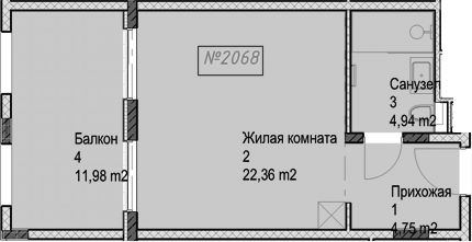 Продается 1-комн. квартира, 32 м²