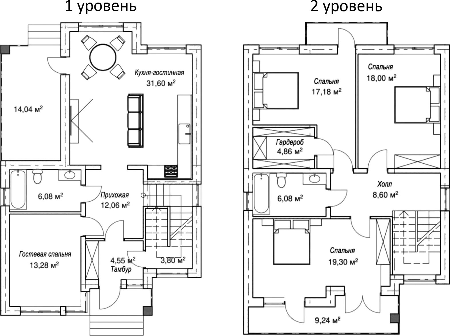 Коттедж в «Коттеджный комлекс Современный Квартал»