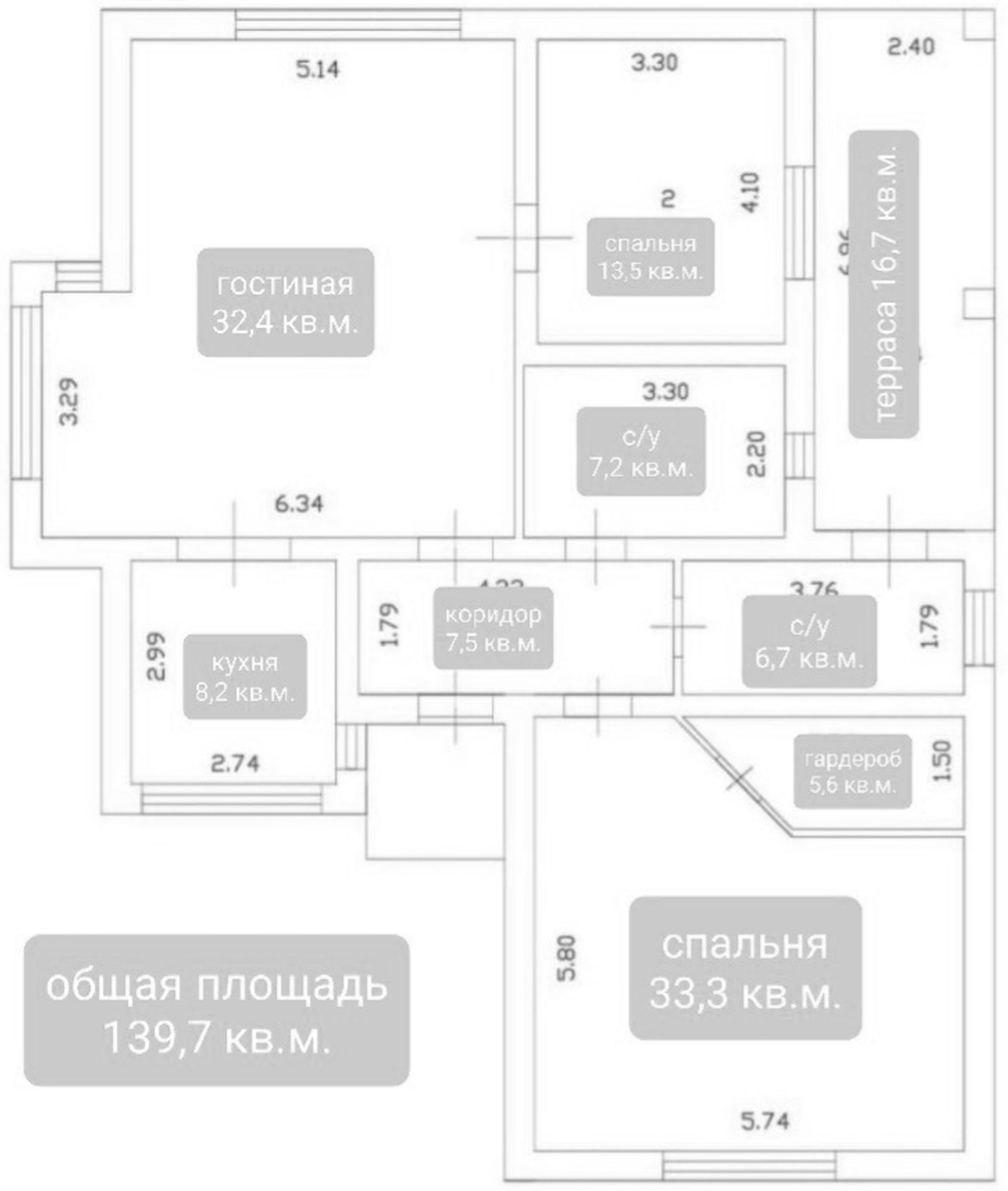 Коттедж в «Коттеджный поселок Солнце-парк»