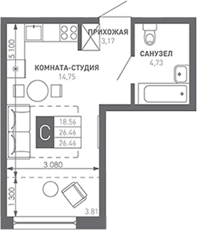 Студия Иначе в Молодежном