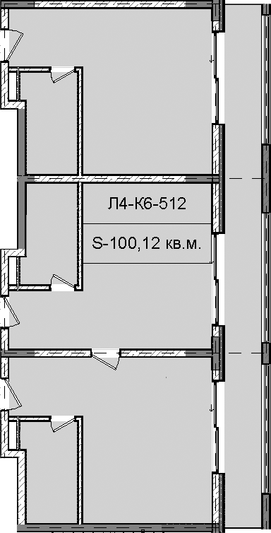 Объект, 100.12 м², 5/5 этаж, ЖК «Гостиничный комплекс Royal Beach Sochi»