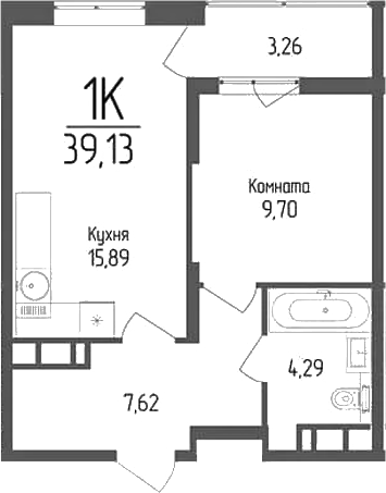 1-комн. Кумир
