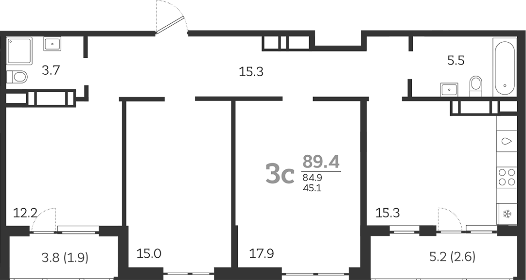 4-комн. Все Свои VIP