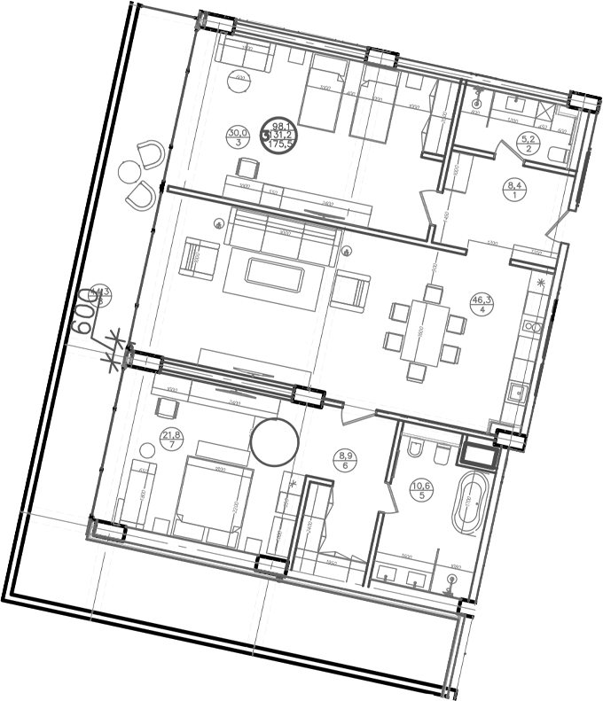 2-комн. Mandarin Garden Hotel