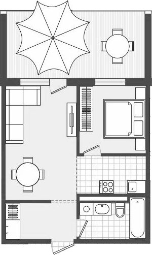 Продается 1-комн. квартира, 57.7 м²