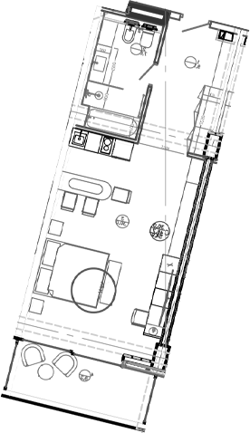 Студия Mandarin Garden Hotel