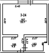 Студия, 30.9 м², 3/4 этаж, ЖК «The Manor»