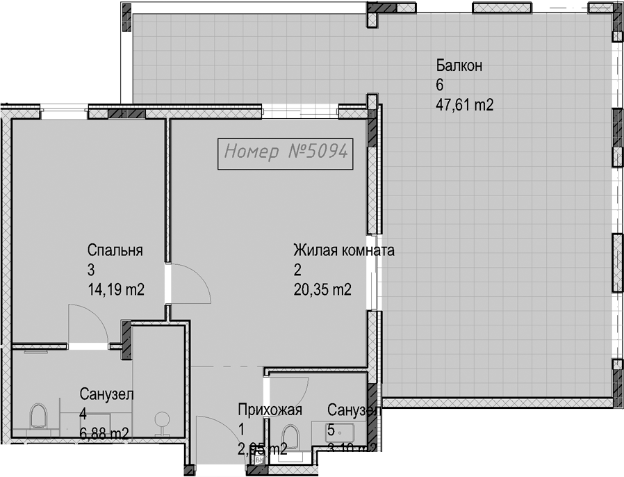 2-комн. Гостиничный комплекс Николай 1