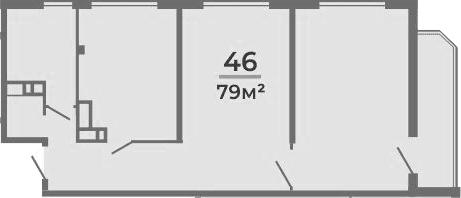 Объект, 72.3 м², 9/9 этаж, ЖК «Мореин»