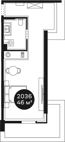 Объект, 78.51 м², 2/4 этаж, ЖК «Резиденция Волна»
