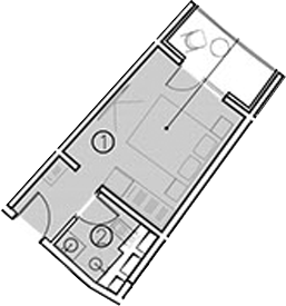 Студия, 17.1 м², 11/11 этаж, ЖК «ГК Livingston Grand Resort&Spa»