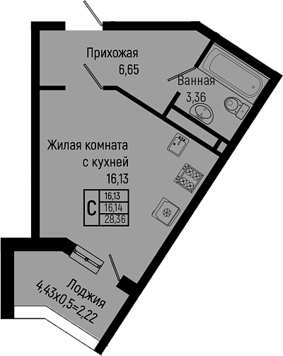Студия Sun Hills Ольгинка