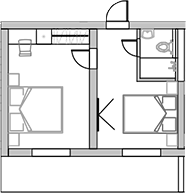Студия, 38.6 м², 2/3 этаж, ЖК «Sun Peak»