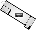 Студия, 29.6 м², 11/11 этаж, ЖК «Гостиничный комплекс GRAND Marine Garden 5»