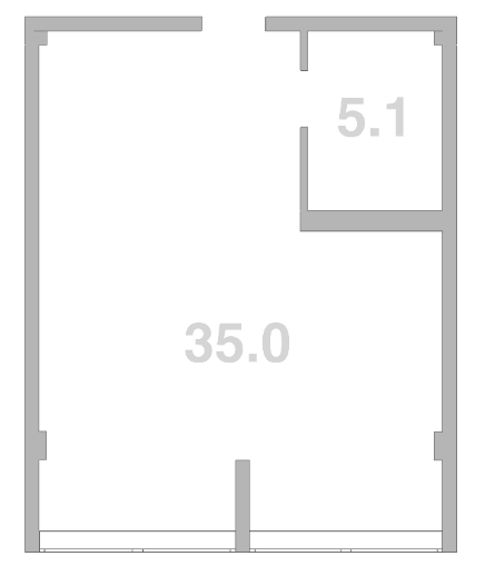 Продается 1-комн. квартира, 40.1 м²