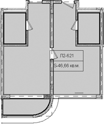 Объект, 46.66 м², 6/8 этаж, ЖК «Гостиничный комплекс Royal Beach Sochi»