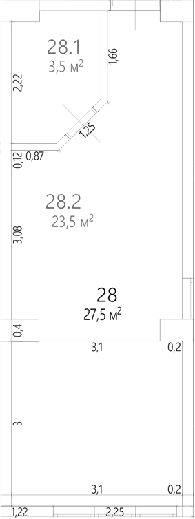 Студия, 48 м², 5/6 этаж, ЖК «Апартаментный комплекс Морской каскад»