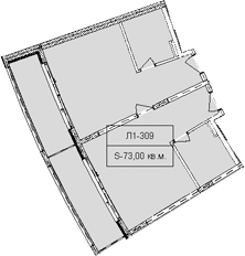 Объект, 73 м², 3/6 этаж, ЖК «Гостиничный комплекс Royal Beach Sochi»