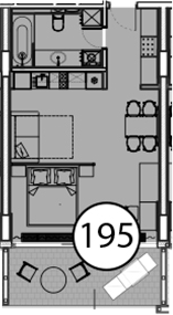 Студия, 54.7 м², 4/9 этаж, ЖК «Гостиничный комплекс Поляна Пик»