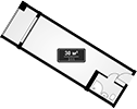 Студия, 30 м², 11/11 этаж, ЖК «Гостиничный комплекс GRAND Marine Garden 5»