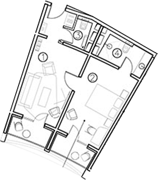2-комн., 40.3 м², 10/11 этаж, ЖК «ГК Livingston Grand Resort&Spa»