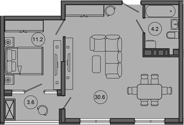 Продается 2-комн. квартира, 46 м²