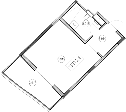 Студия, 31.8 м², 9/9 этаж, ЖК «ГК Сан Гарден Хотел&СПА»