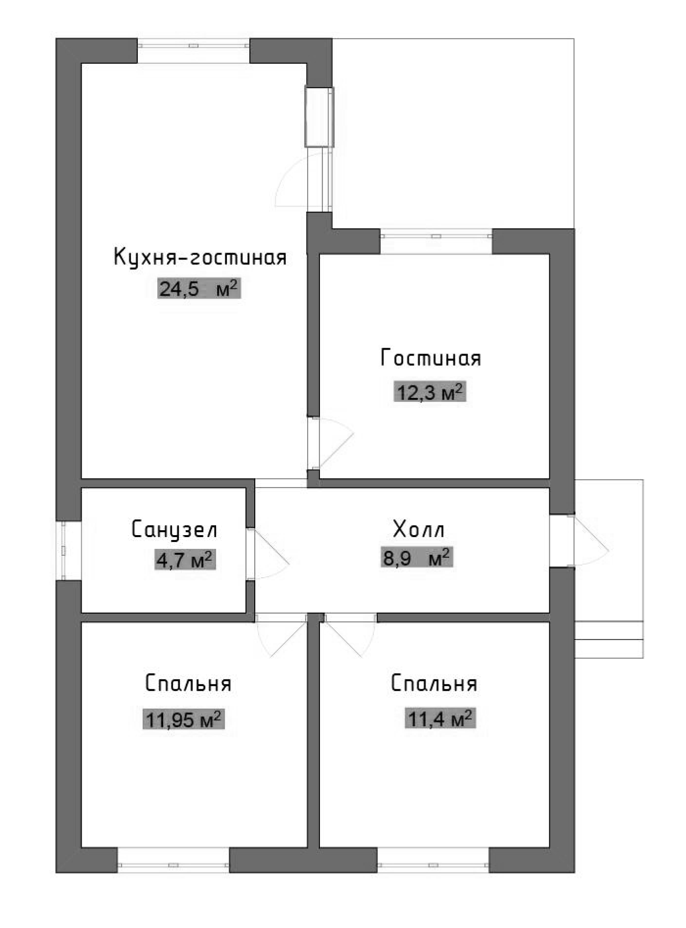 Коттедж в «Коттеджный поселок Лесное»